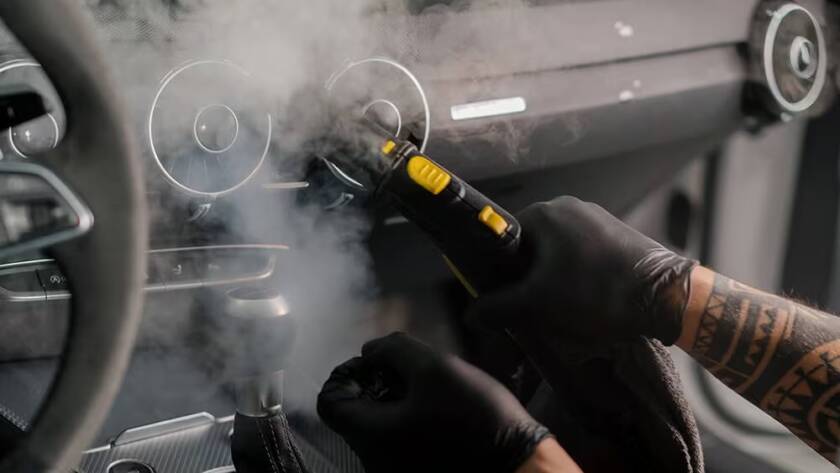 Wittmann Detailing in Springfield Missouri offers steam cleaning in our Interior Resurrection package